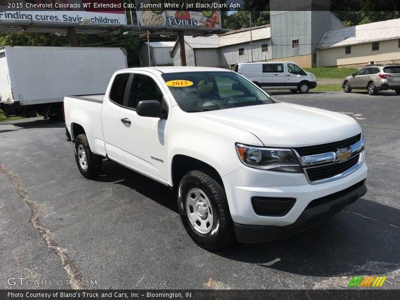 Summit White / Jet Black/Dark Ash 2015 Chevrolet Colorado WT Extended Cab