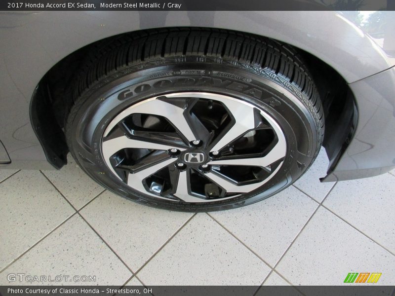 Modern Steel Metallic / Gray 2017 Honda Accord EX Sedan