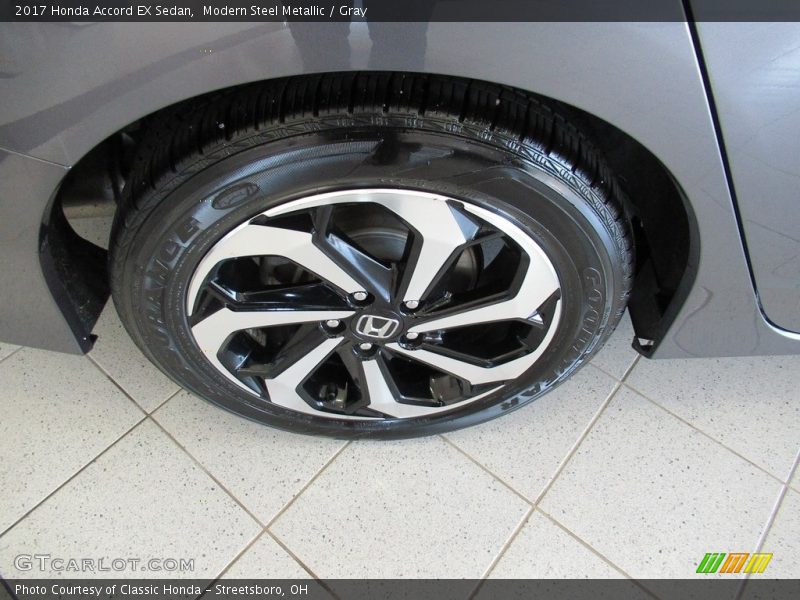 Modern Steel Metallic / Gray 2017 Honda Accord EX Sedan