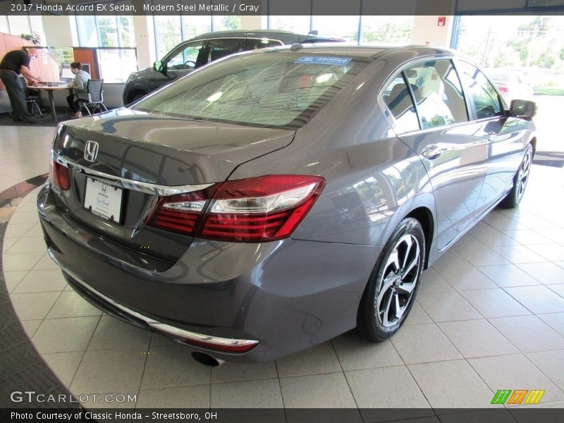 Modern Steel Metallic / Gray 2017 Honda Accord EX Sedan