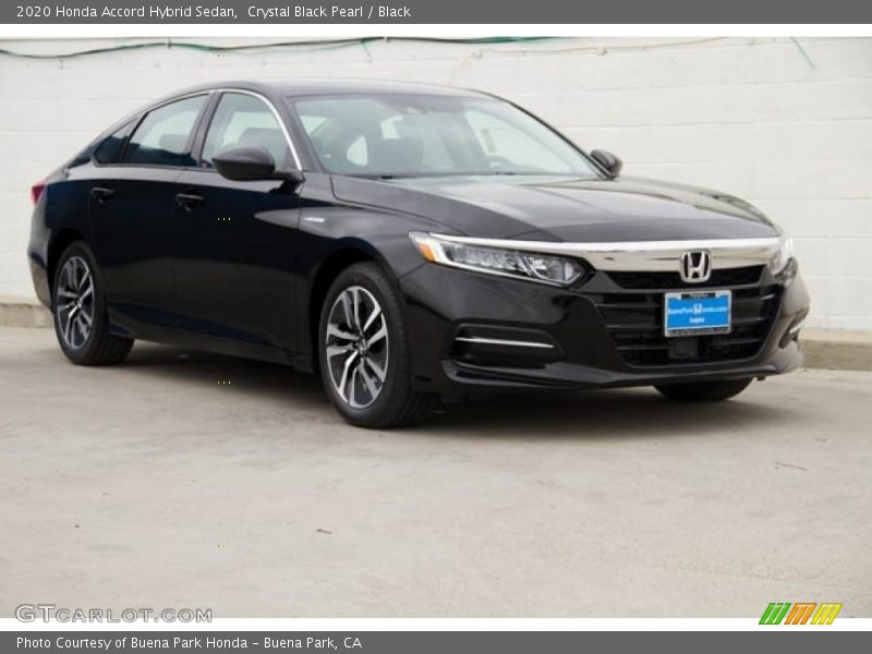 Crystal Black Pearl / Black 2020 Honda Accord Hybrid Sedan