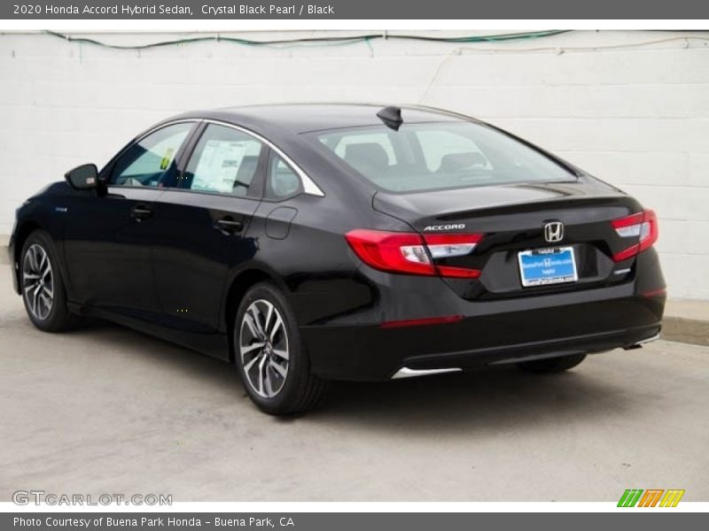 Crystal Black Pearl / Black 2020 Honda Accord Hybrid Sedan