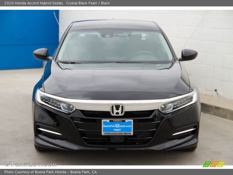 Crystal Black Pearl / Black 2020 Honda Accord Hybrid Sedan