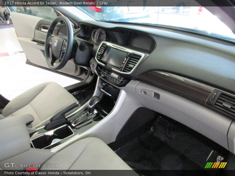 Modern Steel Metallic / Gray 2017 Honda Accord EX Sedan