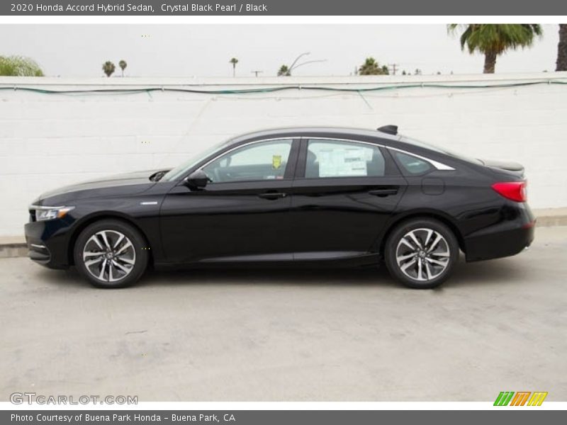 Crystal Black Pearl / Black 2020 Honda Accord Hybrid Sedan