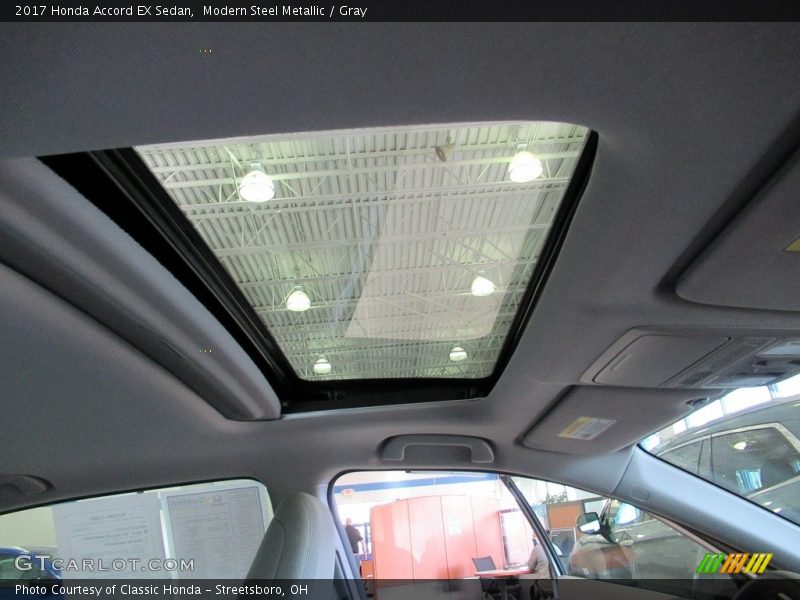 Modern Steel Metallic / Gray 2017 Honda Accord EX Sedan