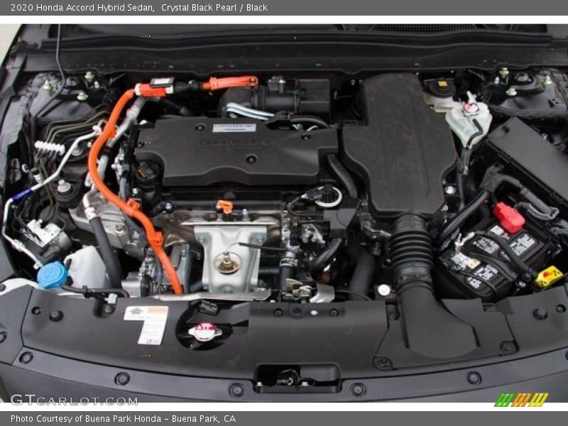 Crystal Black Pearl / Black 2020 Honda Accord Hybrid Sedan