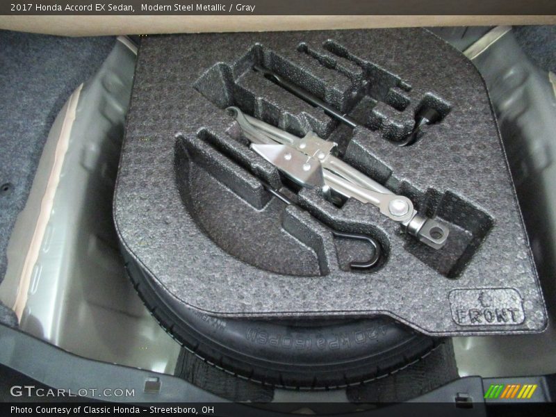 Modern Steel Metallic / Gray 2017 Honda Accord EX Sedan