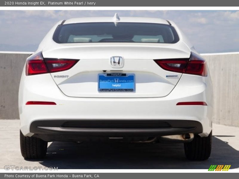 Platinum White Pearl / Ivory 2020 Honda Insight EX