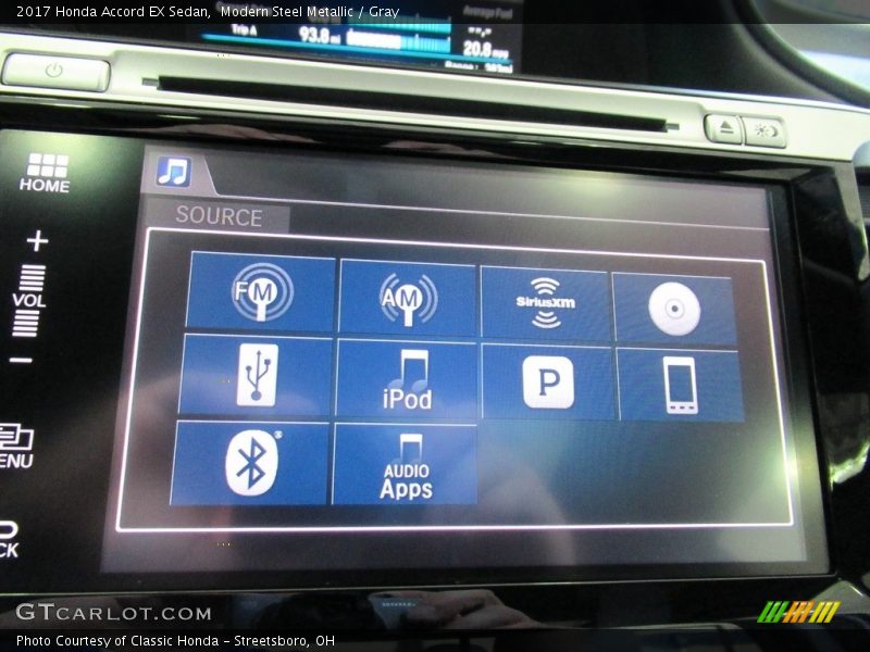 Modern Steel Metallic / Gray 2017 Honda Accord EX Sedan