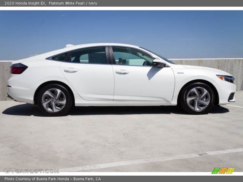 Platinum White Pearl / Ivory 2020 Honda Insight EX