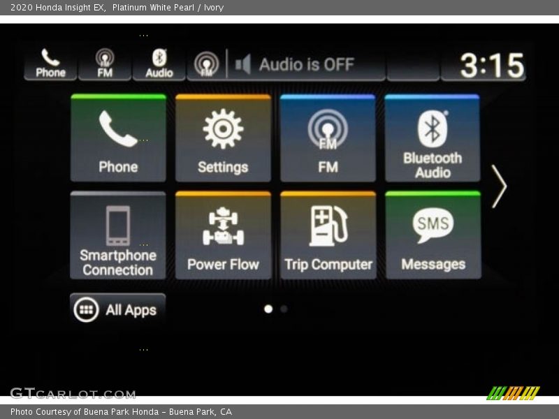 Platinum White Pearl / Ivory 2020 Honda Insight EX