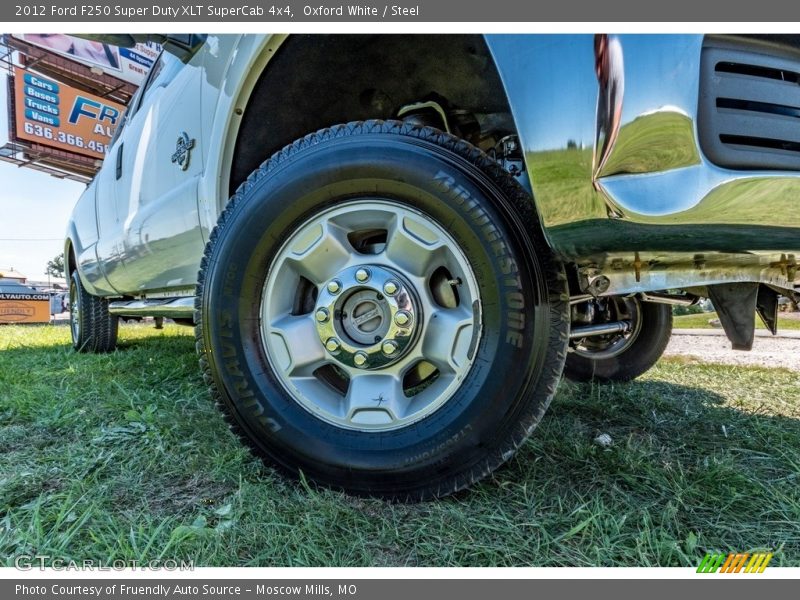 Oxford White / Steel 2012 Ford F250 Super Duty XLT SuperCab 4x4