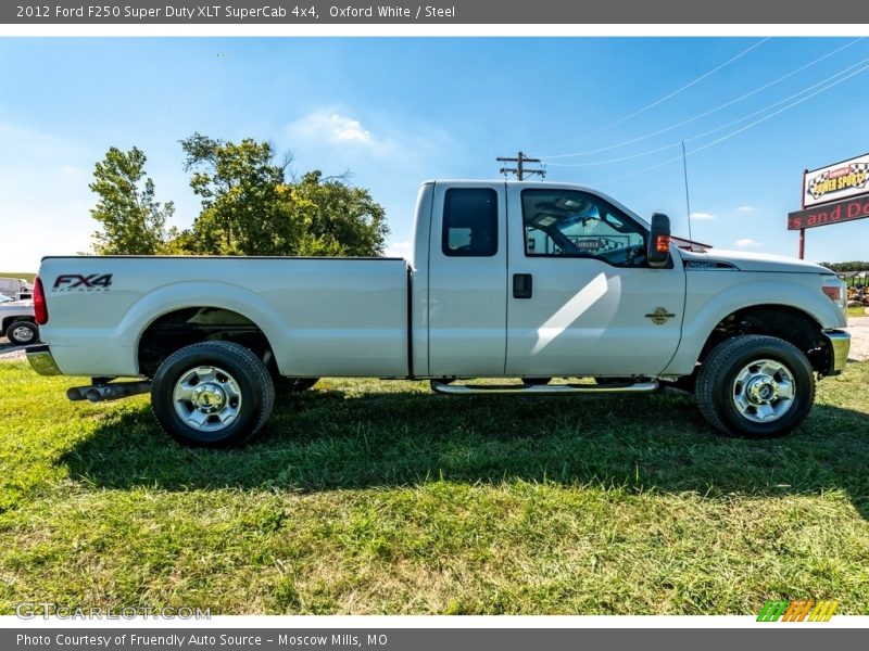 Oxford White / Steel 2012 Ford F250 Super Duty XLT SuperCab 4x4