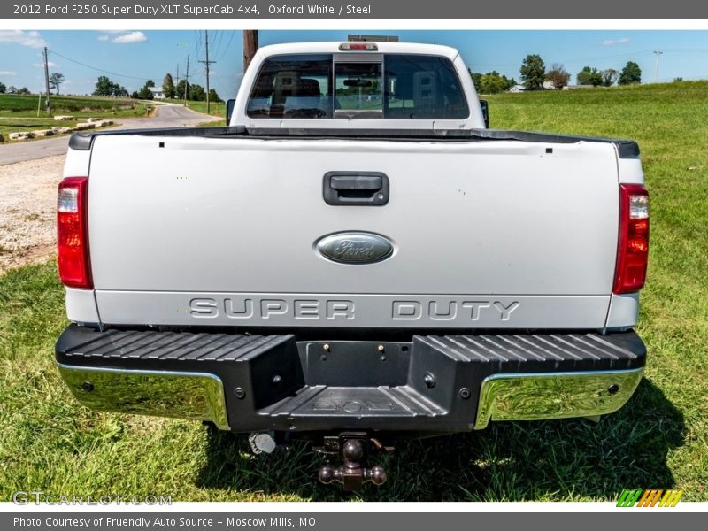 Oxford White / Steel 2012 Ford F250 Super Duty XLT SuperCab 4x4