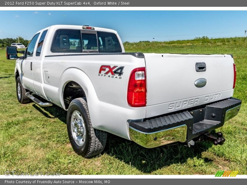Oxford White / Steel 2012 Ford F250 Super Duty XLT SuperCab 4x4