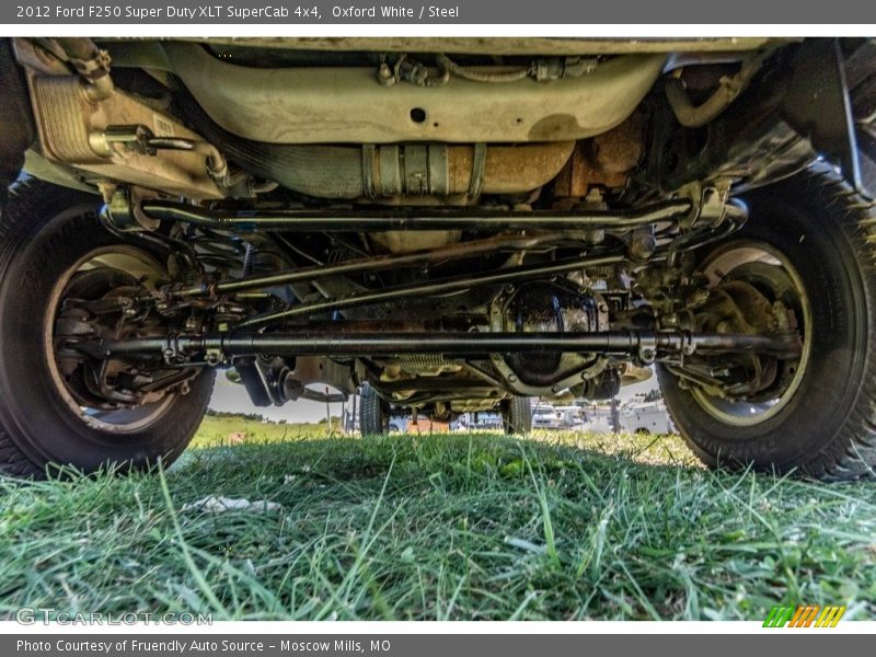 Oxford White / Steel 2012 Ford F250 Super Duty XLT SuperCab 4x4