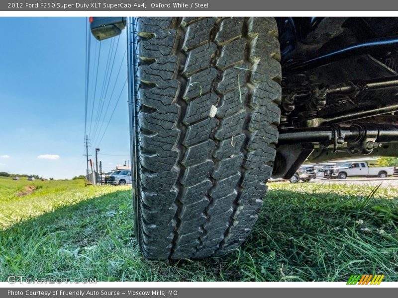 Oxford White / Steel 2012 Ford F250 Super Duty XLT SuperCab 4x4
