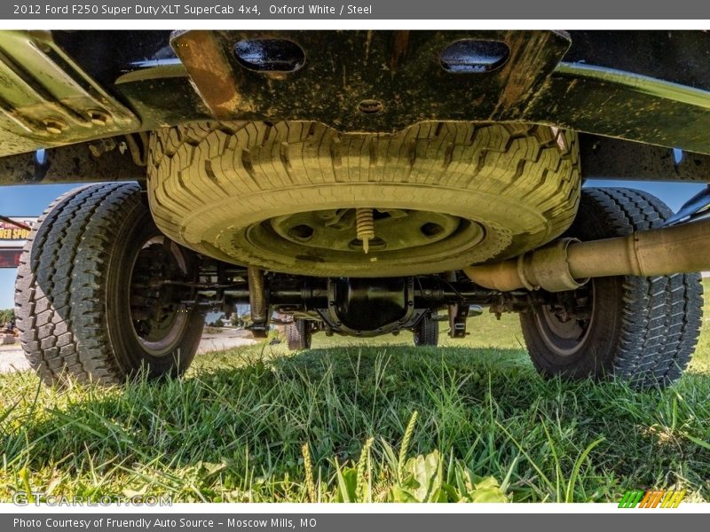 Oxford White / Steel 2012 Ford F250 Super Duty XLT SuperCab 4x4
