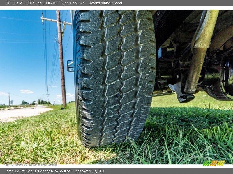 Oxford White / Steel 2012 Ford F250 Super Duty XLT SuperCab 4x4