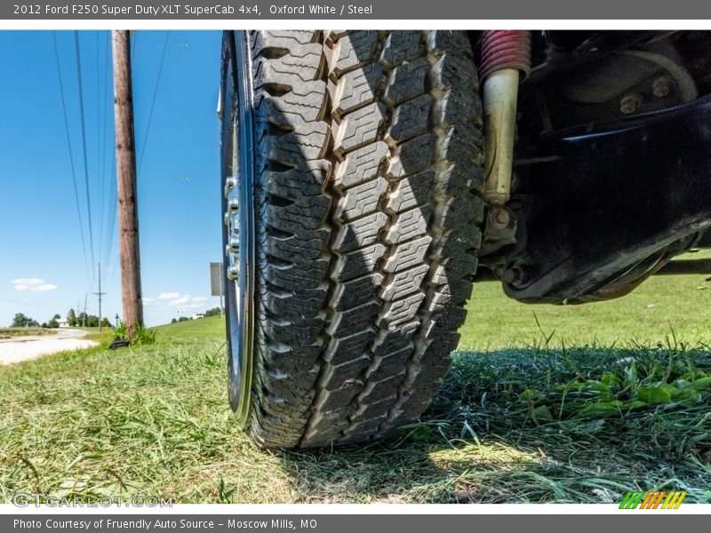 Oxford White / Steel 2012 Ford F250 Super Duty XLT SuperCab 4x4