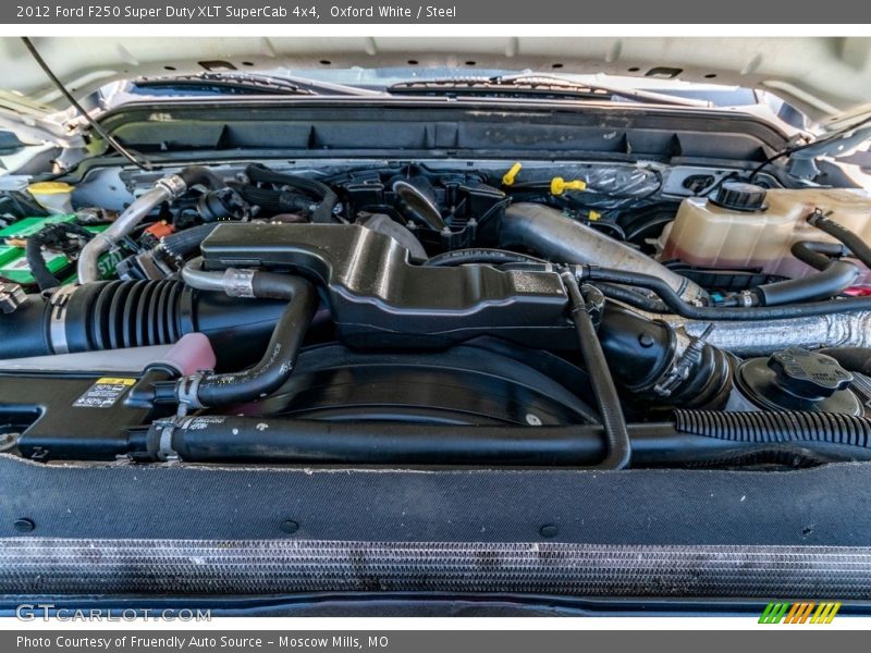 Oxford White / Steel 2012 Ford F250 Super Duty XLT SuperCab 4x4