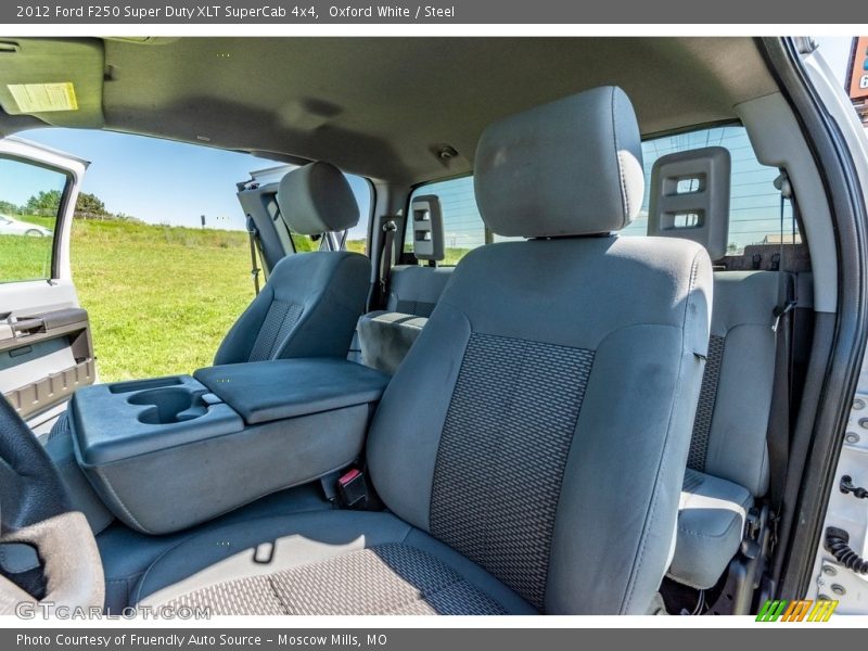 Oxford White / Steel 2012 Ford F250 Super Duty XLT SuperCab 4x4