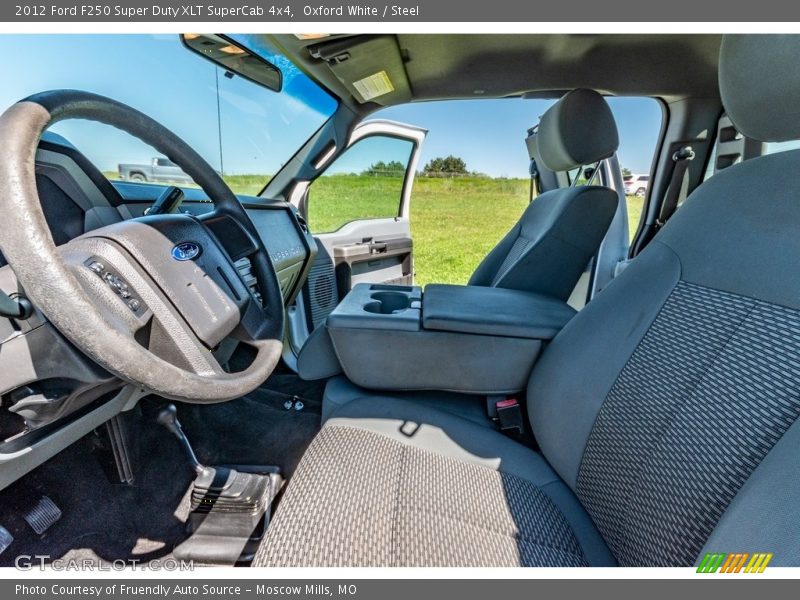 Oxford White / Steel 2012 Ford F250 Super Duty XLT SuperCab 4x4