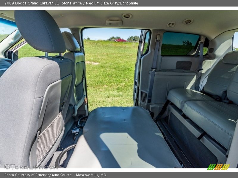 Stone White / Medium Slate Gray/Light Shale 2009 Dodge Grand Caravan SE