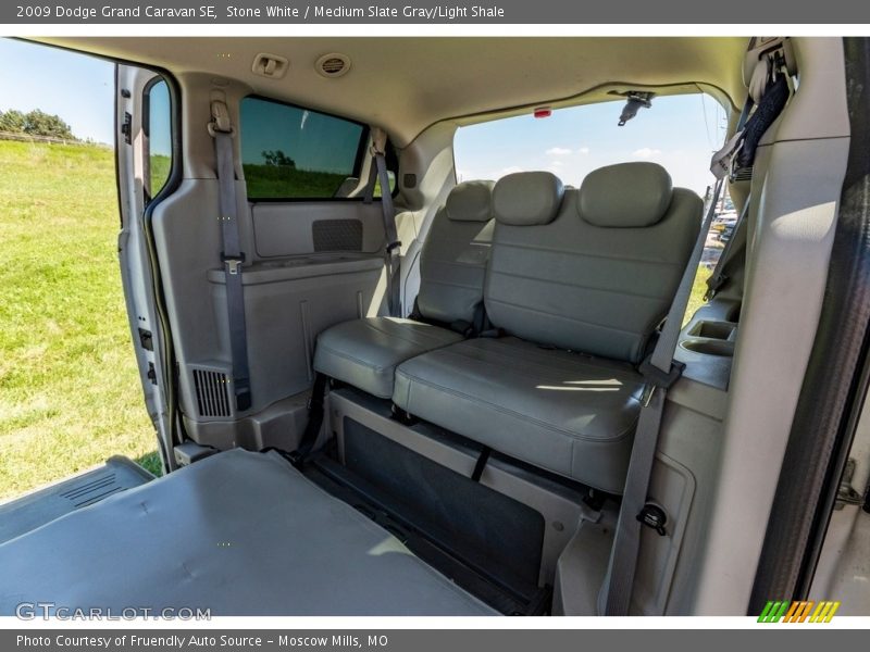 Stone White / Medium Slate Gray/Light Shale 2009 Dodge Grand Caravan SE