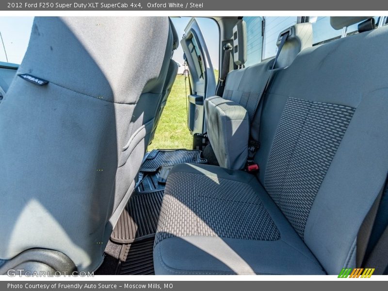 Oxford White / Steel 2012 Ford F250 Super Duty XLT SuperCab 4x4