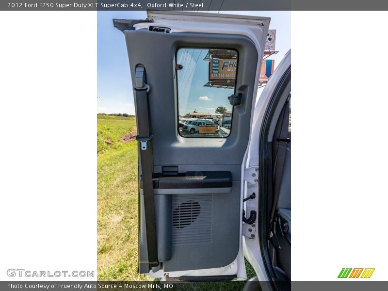 Oxford White / Steel 2012 Ford F250 Super Duty XLT SuperCab 4x4