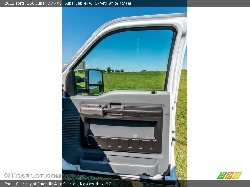 Oxford White / Steel 2012 Ford F250 Super Duty XLT SuperCab 4x4