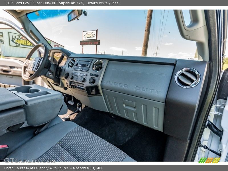 Oxford White / Steel 2012 Ford F250 Super Duty XLT SuperCab 4x4