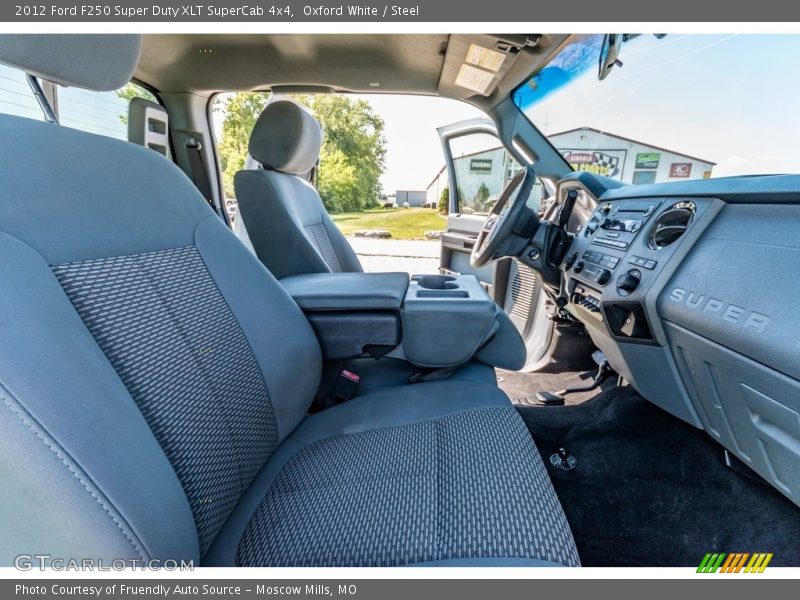 Oxford White / Steel 2012 Ford F250 Super Duty XLT SuperCab 4x4