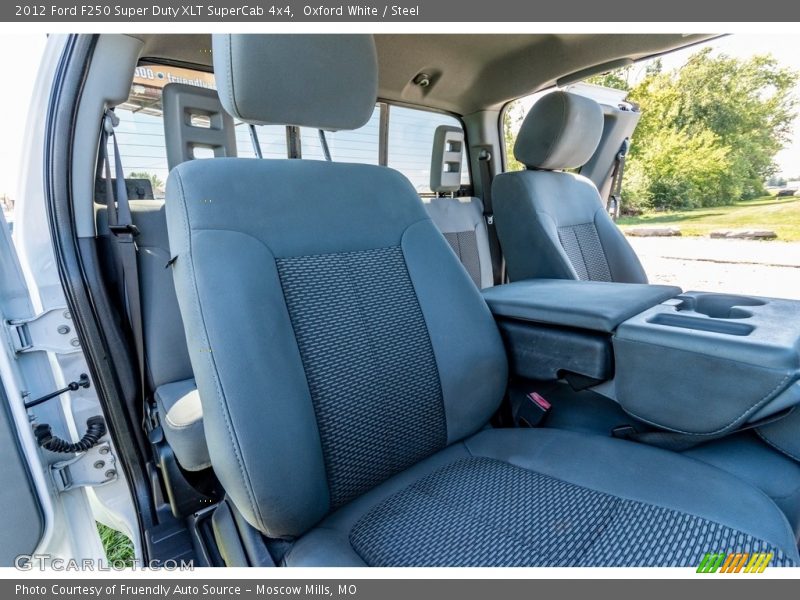 Oxford White / Steel 2012 Ford F250 Super Duty XLT SuperCab 4x4
