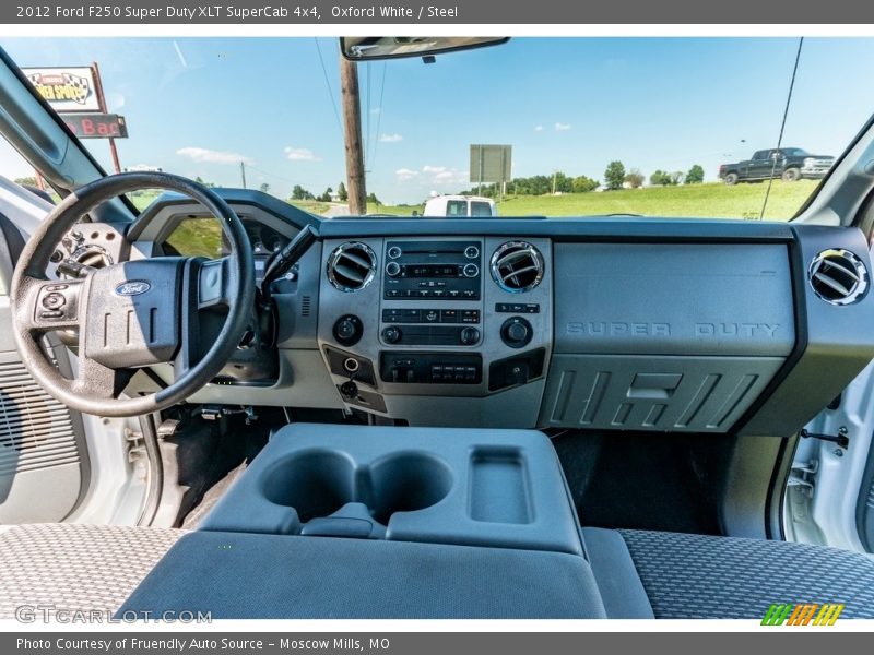 Oxford White / Steel 2012 Ford F250 Super Duty XLT SuperCab 4x4