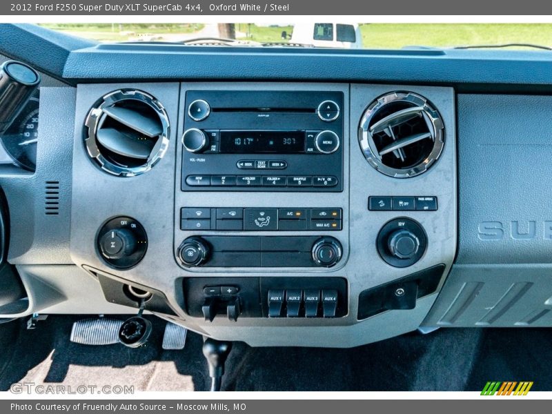 Oxford White / Steel 2012 Ford F250 Super Duty XLT SuperCab 4x4