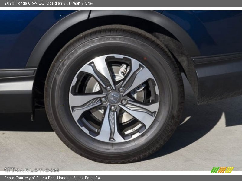 Obsidian Blue Pearl / Gray 2020 Honda CR-V LX