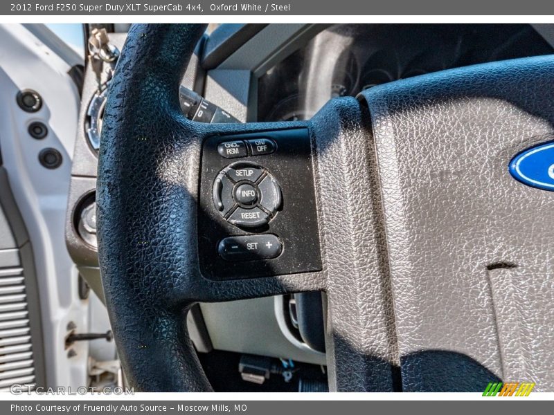 Oxford White / Steel 2012 Ford F250 Super Duty XLT SuperCab 4x4
