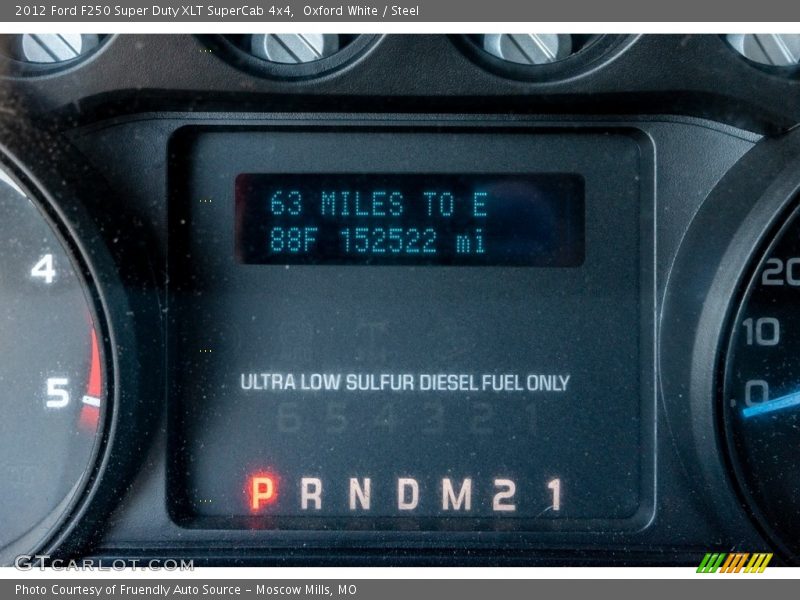 Oxford White / Steel 2012 Ford F250 Super Duty XLT SuperCab 4x4