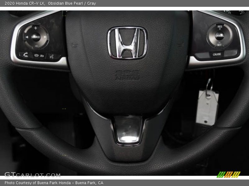 Obsidian Blue Pearl / Gray 2020 Honda CR-V LX
