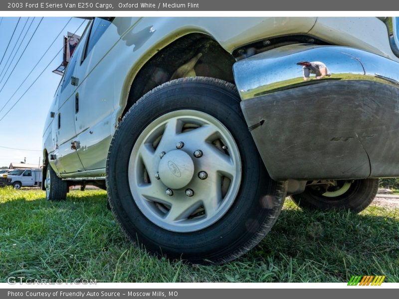 Oxford White / Medium Flint 2003 Ford E Series Van E250 Cargo