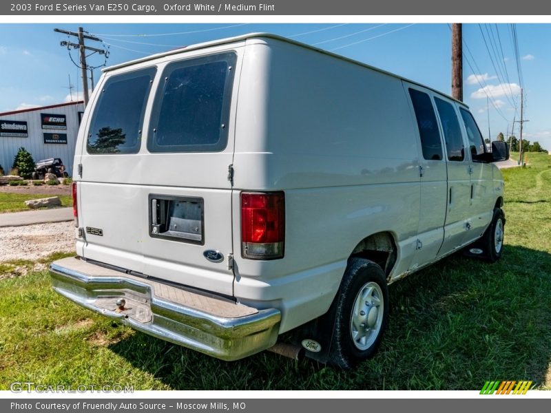 Oxford White / Medium Flint 2003 Ford E Series Van E250 Cargo