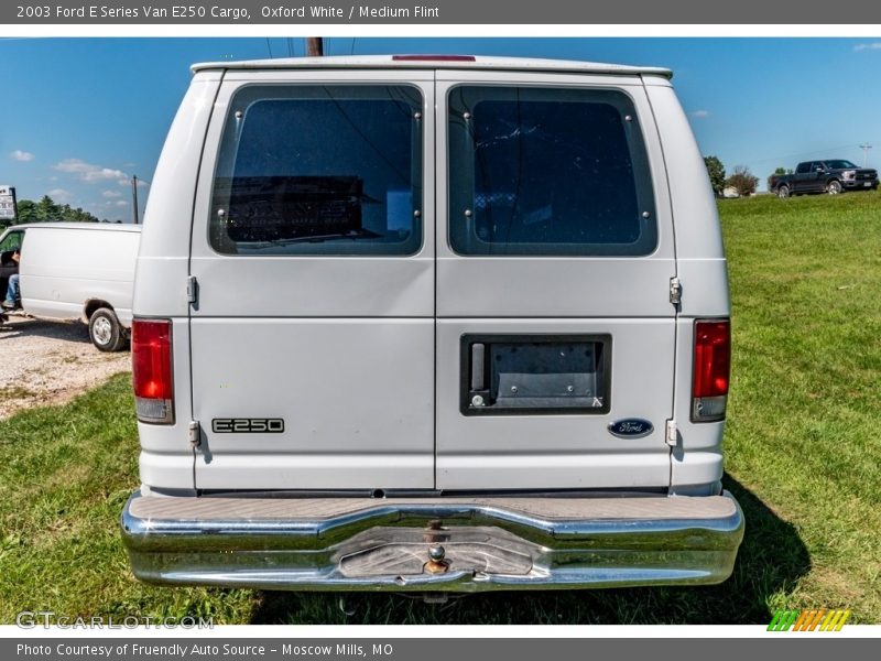 Oxford White / Medium Flint 2003 Ford E Series Van E250 Cargo