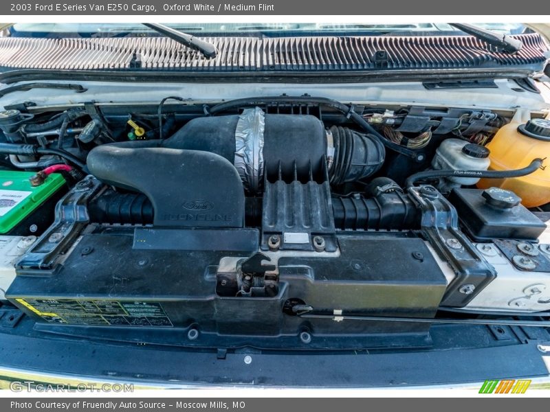Oxford White / Medium Flint 2003 Ford E Series Van E250 Cargo