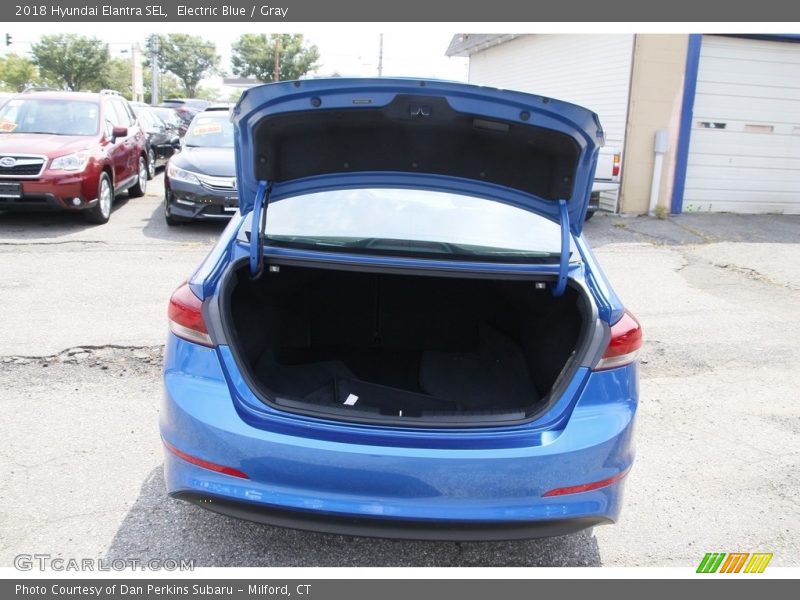 Electric Blue / Gray 2018 Hyundai Elantra SEL