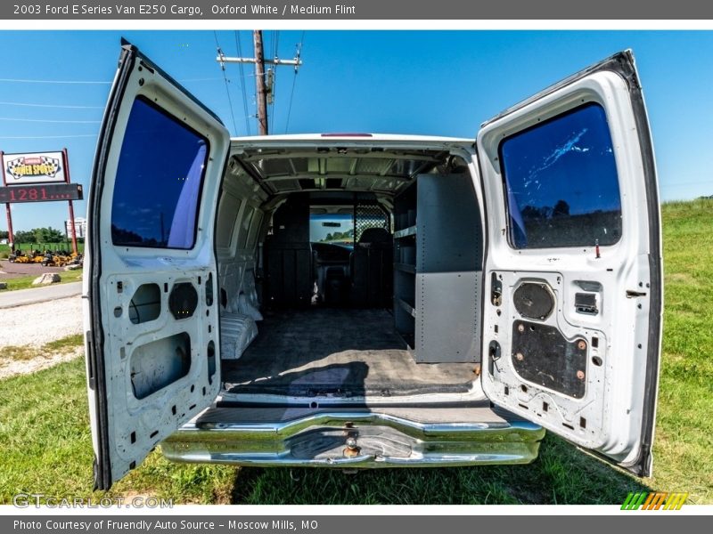 Oxford White / Medium Flint 2003 Ford E Series Van E250 Cargo