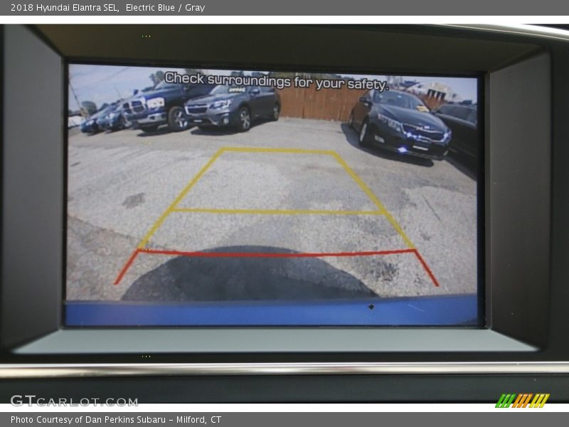 Electric Blue / Gray 2018 Hyundai Elantra SEL