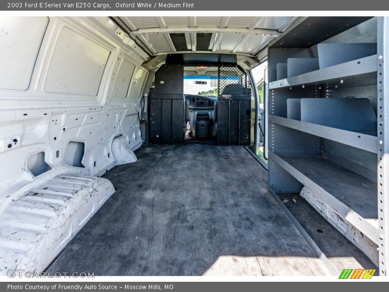 Oxford White / Medium Flint 2003 Ford E Series Van E250 Cargo